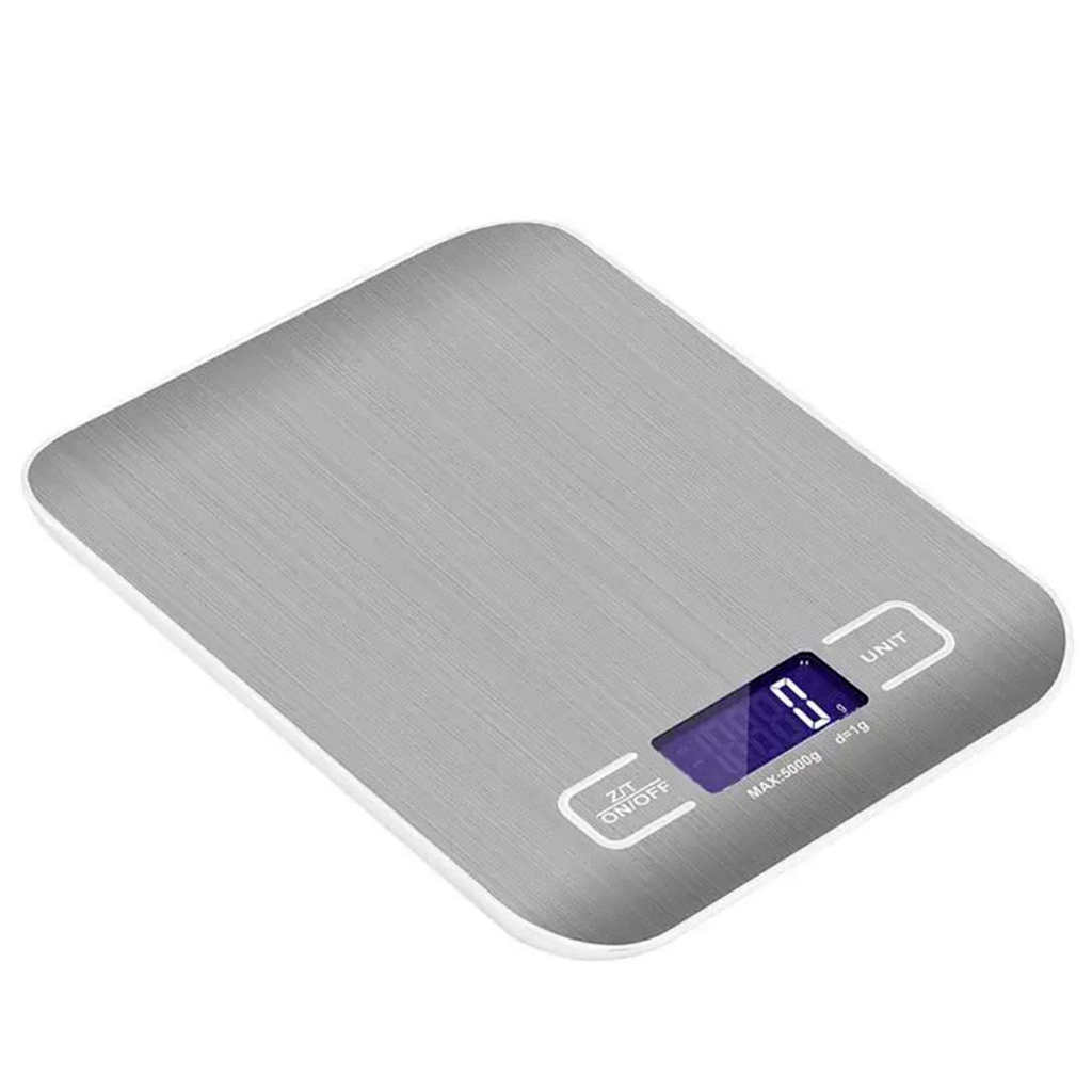 Balanza Digital De Cocina 5kg Electrónica Acero Inoxidable 