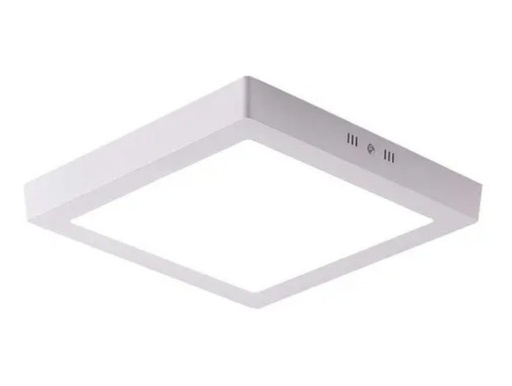 [16024] Panel Plafon Led 18w Luz Fria para Aplicar Cuadrado Exterior