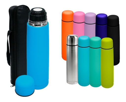 [318] Termo 1 Litro + Estuche Colores