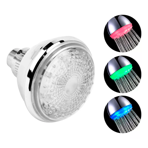 [YMN-21] Flor Ducha Con Luz Led Rgb Multicolor Con Sensor Temperatura