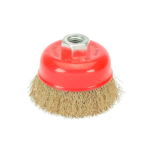 [T-5] Cepillo Copa Circular Descarbonizador Amoladora Bronceado
