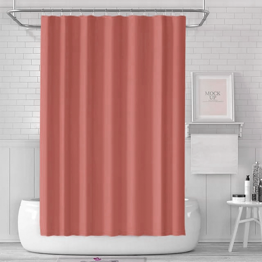 Cortina De Baño Teflon Impermeable Tipo Hotelera Antihongos Colores Lisos