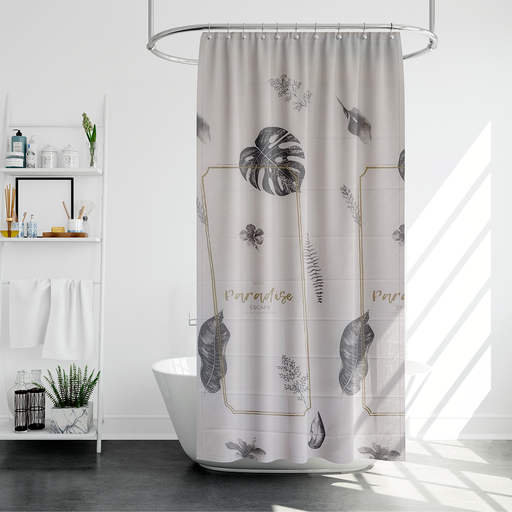 Cortina De Baño Teflon Impermeable Tipo Hotelera Antihongos Estampados
