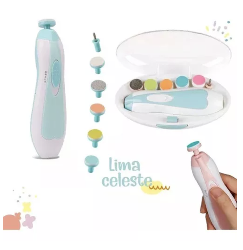 Lima De Uñas Con Luz Cortador Eléctrico Bebe Infantil A Pila