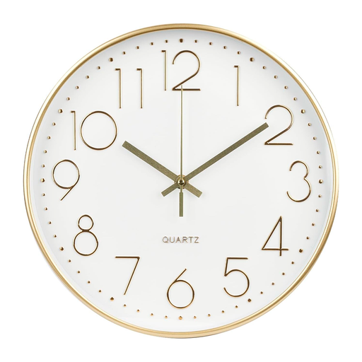 Reloj Grande De Pared Moderno Silencioso Minimalista Quartz