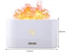 Humificador Difusor Ultrasónico Aroma Efecto Llama Fuego