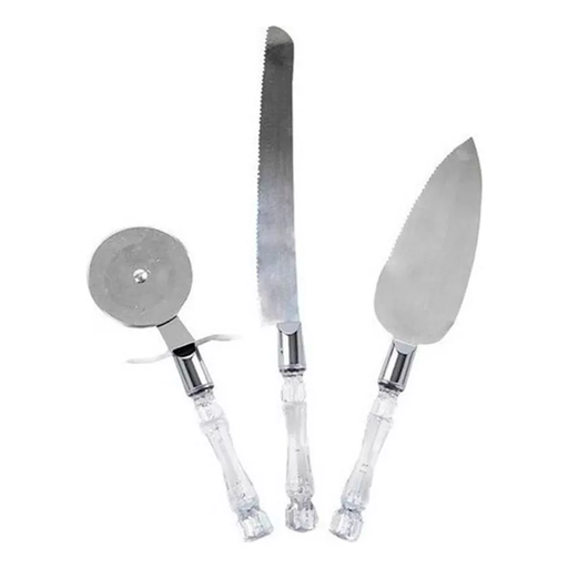[0604 AC] Set de Repostería Cuchillo Pala y Cortador 3 Piezas