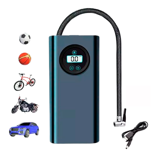 [619-3] Mini compresor de Aire Inflador Portatil digital Recargable