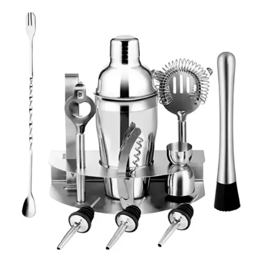 [SETCOC-01] Set Kit Barman Completo Coctelera Tragos Bebidas