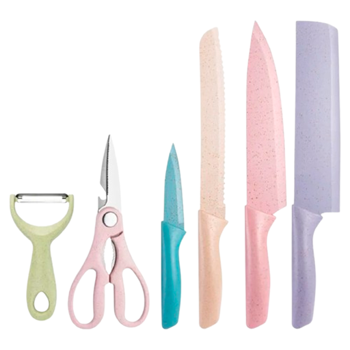 [SETCUC-01] Set De Cuchillos Profesionales Para Cocina De Acero Inoxidab