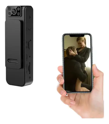 [HD-1] Mini Cámara Corporal Con Grabación De Audio Y